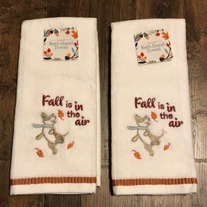 NWT Harvest Hand Towels set of 2